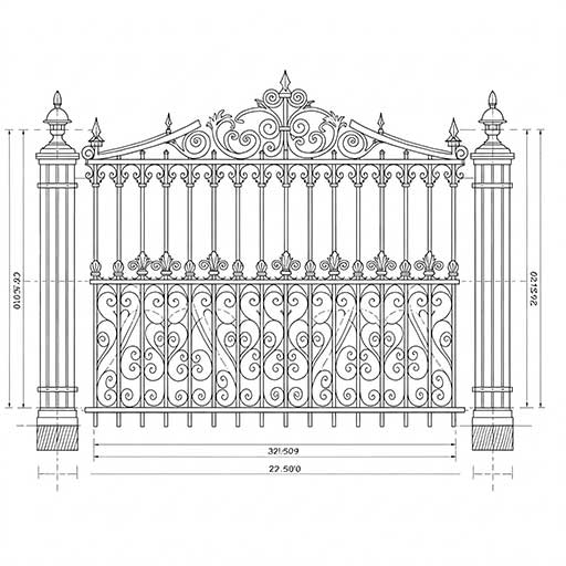 Iron Fence Blueprint