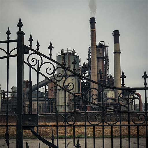 Wrought iron security fence
