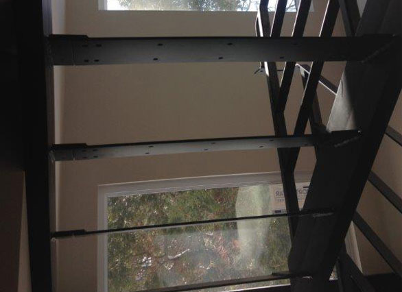 Wellded Steel Stairs Frame