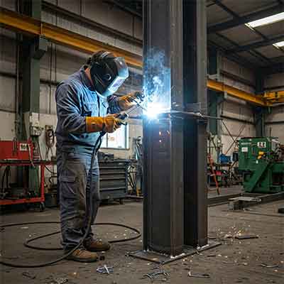 Arc Welding Steel Column